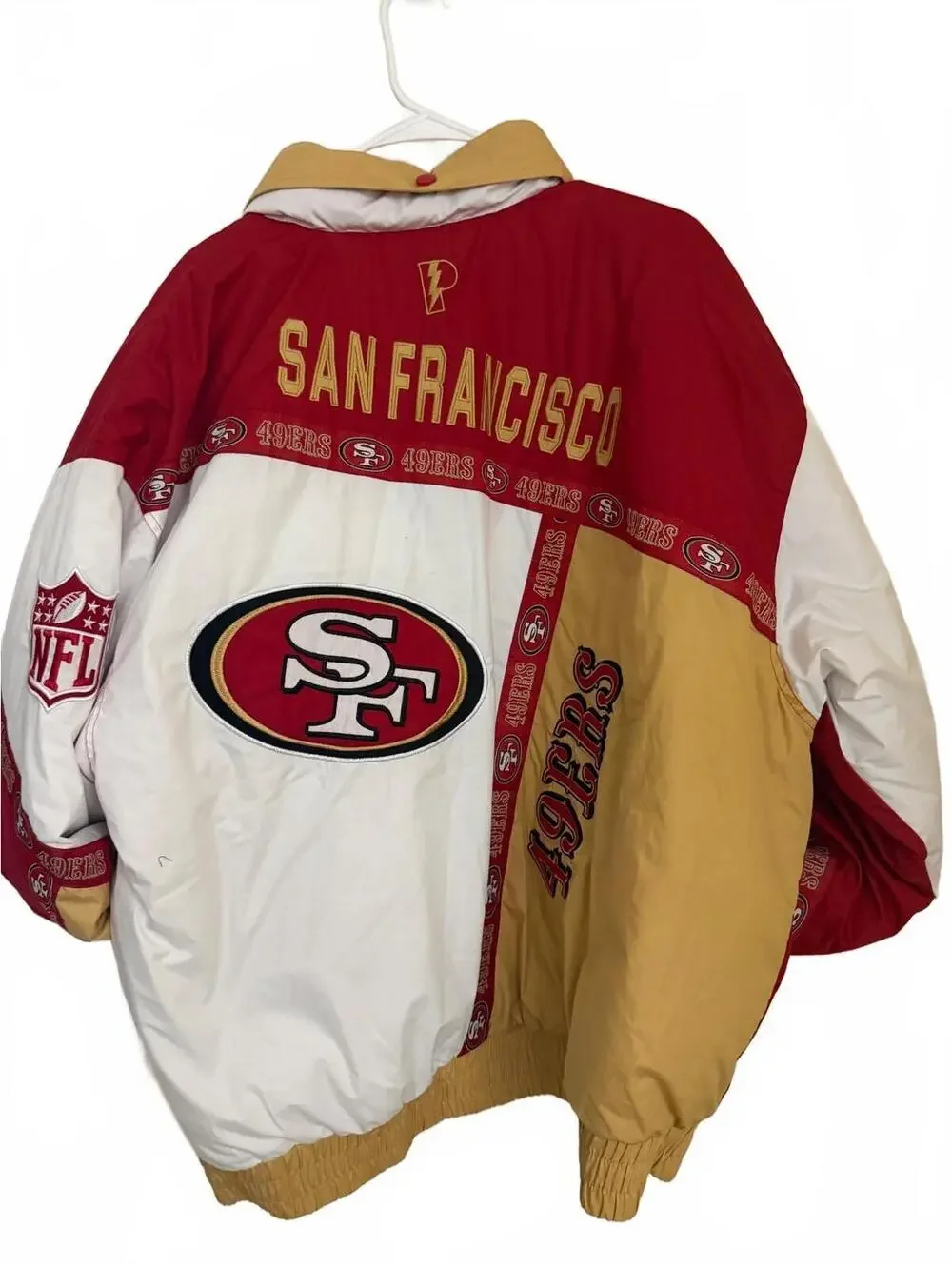 2XL Vintage San Francisco 49ers NFL Colorblock Jacket